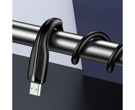 Дата кабель Usams US-SJ375 U38 Micro 4A Fast Charging & Data Cable 1m Черный