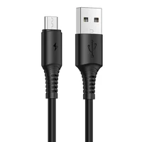 Дата кабель Borofone BX47 Coolway USB to MicroUSB (1m) Черный