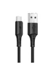 Дата кабель Borofone BX47 Coolway USB to MicroUSB (1m) Черный