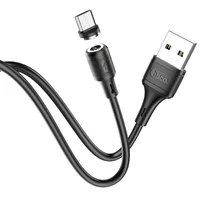 Дата кабель Hoco X52 "Sereno magnetic" USB to MicroUSB (1m) Черный