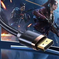 Дата кабель Usams US-SJ531 U74 4K HD DP To DP Cable (2m) Чорний