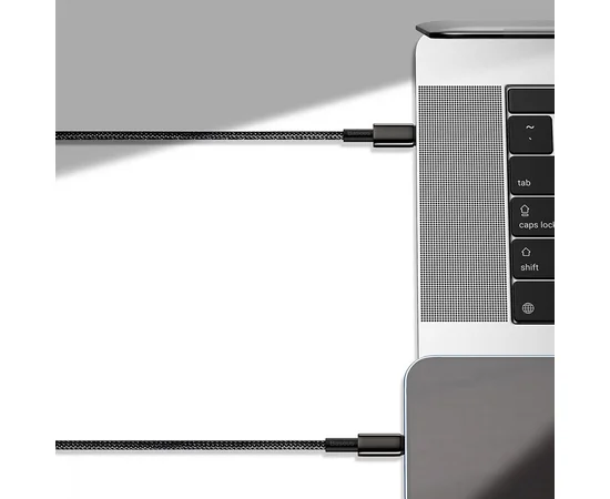 Дата кабель Baseus Tungsten Gold Type-C to Lightning PD 20W (1m) (CATLWJ) Черный