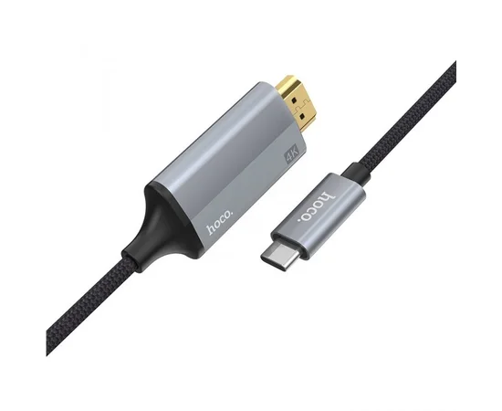 Переходник Hoco UA13 Type-C to HDMI (1.8М) Черный