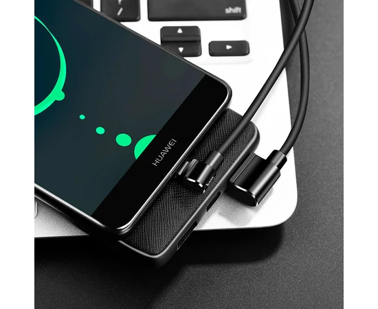 Дата кабель Hoco U37 Long Roam Type-C Cable (1.2m) Черный