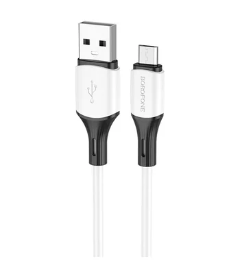 Дата кабель Borofone BX79 USB to MicroUSB (1m) Белый