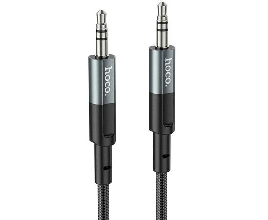 Аудио кабель Aux Hoco UPA23 (1m) Metal gray