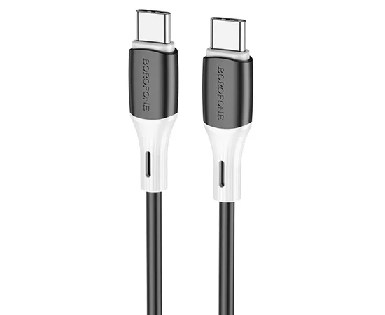 Дата кабель Borofone BX79 Type-C to Type-C 60W (1m) Чорний