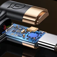 Дата кабель Usams US-SJ483 U62 USB + Type-C to Type-C + Lightning PD (1.2m) Черный