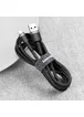 Дата кабель Baseus Cafule Type-C Cable 2A (3m) Черный / Серый