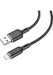 Дата кабель Borofone BX90 Cyber USB to MicroUSB (1m) Black