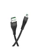 Дата кабель Hoco U53 Flash microUSB (4A) (1.2m) Черный