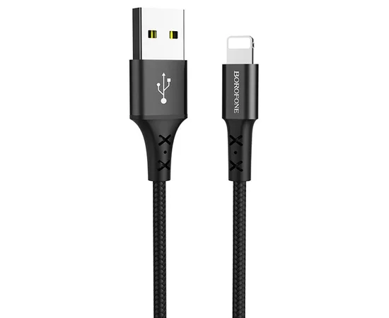 Дата кабель Borofone BX20 Enjoy USB to Lightning (1m) Черный