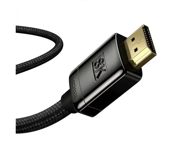 Дата кабель Baseus HDMI High Definition Series 8KHDMI To 8KHDMI (Zinc alloy) (1m) (WKGQ000001)) Black