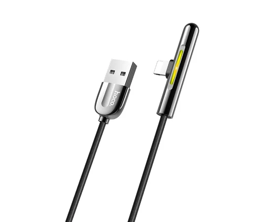 Дата кабель Hoco U65 Colorful Magic USB to Lightning (1.2m) Черный