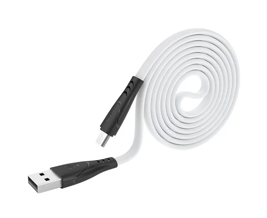Дата кабель Hoco X42 "Soft Silicone" USB to MicroUSB (1m) Белый