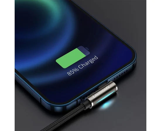 Дата кабель Baseus Legend Series Elbow USB to Lightning 2.4A (1m) (CALCS-01) Black