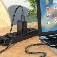 Дата кабель Hoco U110 charging data sync USB to MicroUSB (1.2 m) Черный