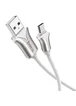 Дата кабель Hoco U67 "Soft Silicone" MicroUSB (1.2m) Белый