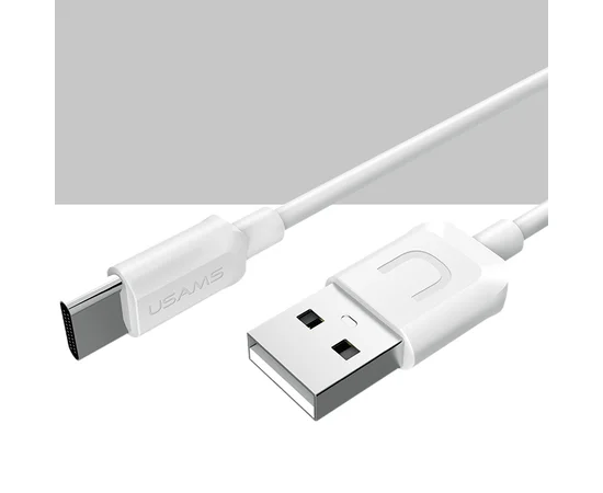 Дата кабель USAMS US-SJ099 USB to Type-C (1m) Белый