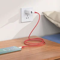 Дата кабель Hoco X70 Ferry Type-C to Type-C 60W (1m) Красный