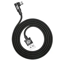 Дата кабель Baseus MVP Elbow Micro-USB Cable 1.5A (2m) (CAMMVP-B) Black