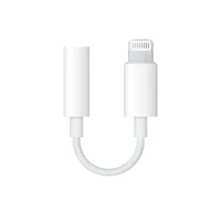 Адаптер для Apple Lightning to 3.5mm Headphone Jack (ААА) (box, no logo) Белый