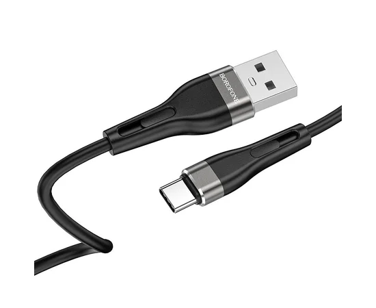 Дата кабель Borofone BX46 Rush USB to Type-C (1m) Черный