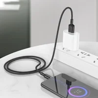 Дата кабель Borofone BX90 Cyber USB to MicroUSB (1m) Black