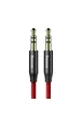 Аудио кабель Aux Baseus Yiven M30 (1m) Черный / Красный