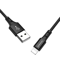 Дата кабель Borofone BX20 Enjoy USB to Lightning (1m) Черный