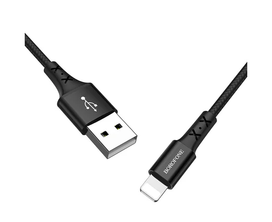 Дата кабель Borofone BX20 Enjoy USB to Lightning (1m) Черный