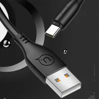 Дата кабель USAMS US-SJ267 U18 Round Type-C Cable (1m) Черный