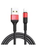 Дата кабель Hoco X26 Xpress Lightning Cable (1m) Черный / Красный