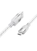 Дата кабель Hoco X99 Crystal Junction USB to MicroUSB (1.2m) Gray