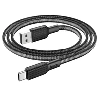 Дата кабель Hoco X69 Jaeger USB Type-C (1m) Black / White