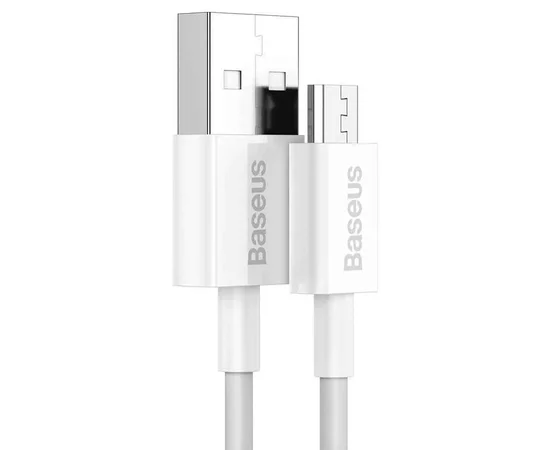 Дата кабель Baseus Superior Series Fast Charging MicroUSB Cable 2A (1m) (CAMYS) Белый