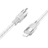 Дата кабель Hoco X99 Crystal Junction PD 27W Type-C to Lightning (1.0m) Gray