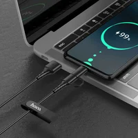 Дата кабель Hoco X54 Cool dual 2in1 USB to MicroUSB-Type-C (1m) Чорний