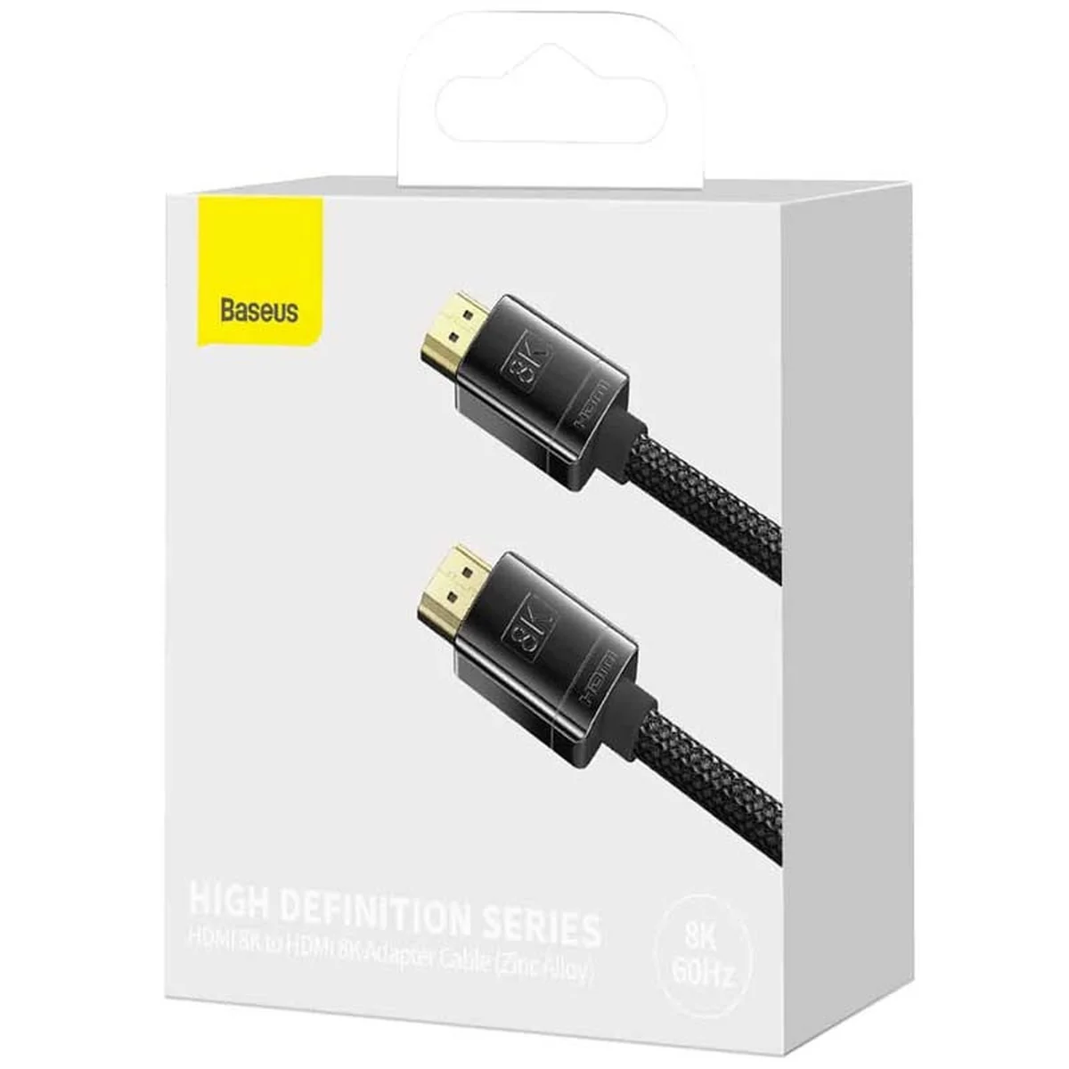 Дата кабель Baseus HDMI High Definition Series 8KHDMI To 8KHDMI (Zinc alloy) (1m) (WKGQ000001)) Black
