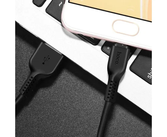 Дата кабель Hoco X20 Flash Micro USB Cable (1m) Черный