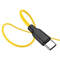 Дата кабель Hoco X21 Plus Silicone Type-C Cable (1m) Black / Yellow