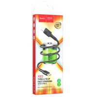 Дата кабель Hoco X83 Victory PD 20W Type-C to Lightning (1m) Black