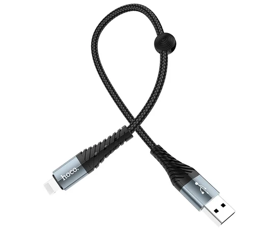 Дата кабель Hoco X38 Cool Lightning (0.25m) Черный