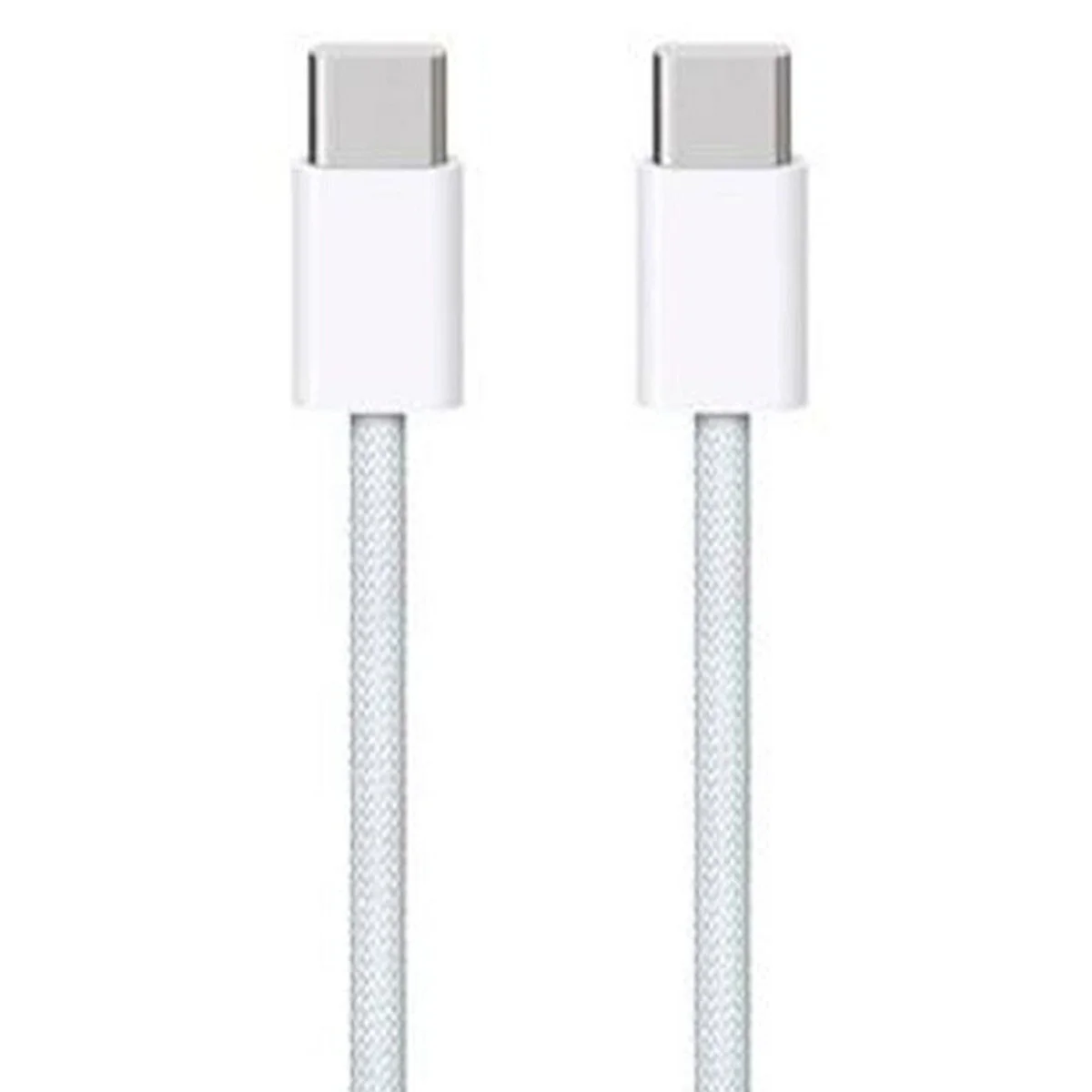Дата кабель USB-C to USB-C FineWoven for Apple (AAA) (1m) (no box) White