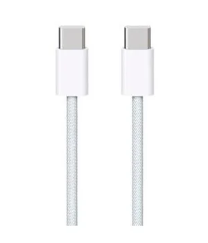 Дата кабель USB-C to USB-C FineWoven for Apple (AAA) (1m) (no box) White Дата кабель USB-C to USB-C FineWoven for Apple (AAA) (1m) (no box) White