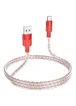 Дата кабель Hoco X99 Crystal Junction USB to Type-C (1.2m) Red