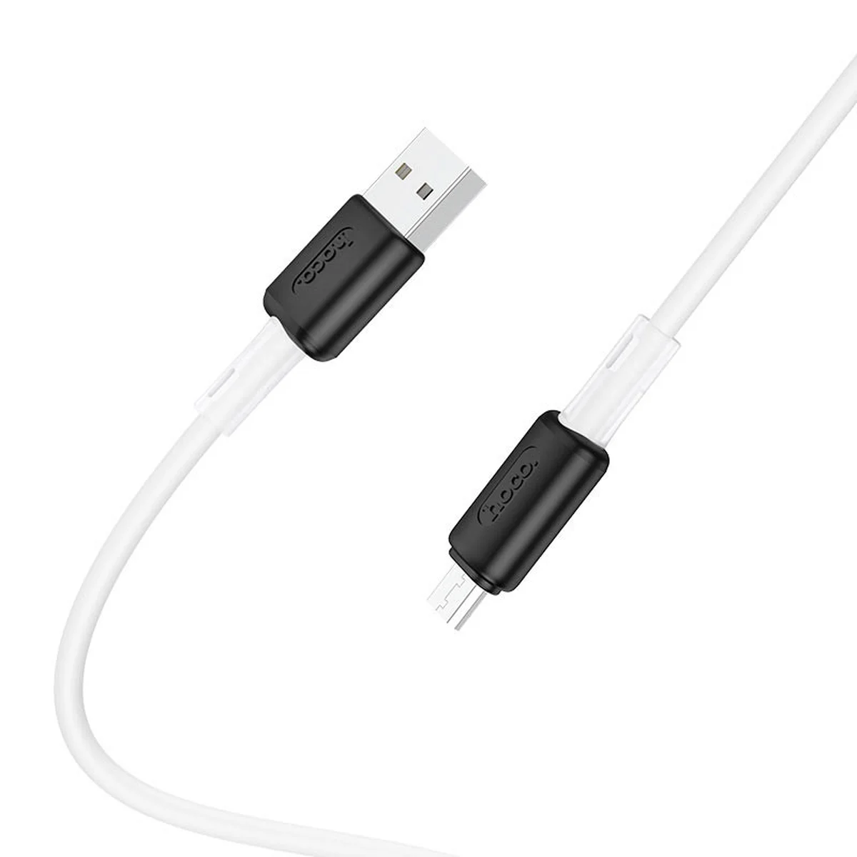 Дата кабель Hoco X48 "Soft" MicroUSB (1m) Білий