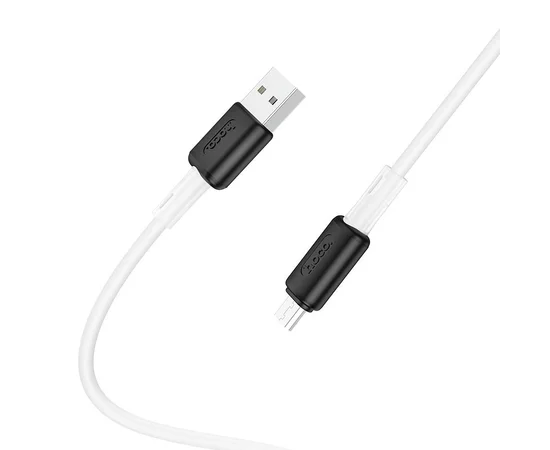Дата кабель Hoco X48 "Soft" MicroUSB (1m) Белый