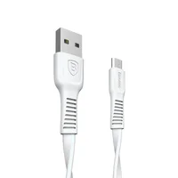 Дата кабель Baseus Tough USB to MicroUSB 2A (1m) Белый