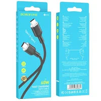 Дата кабель Borofone BX90 Cyber USB to Type-C (1m) Black
